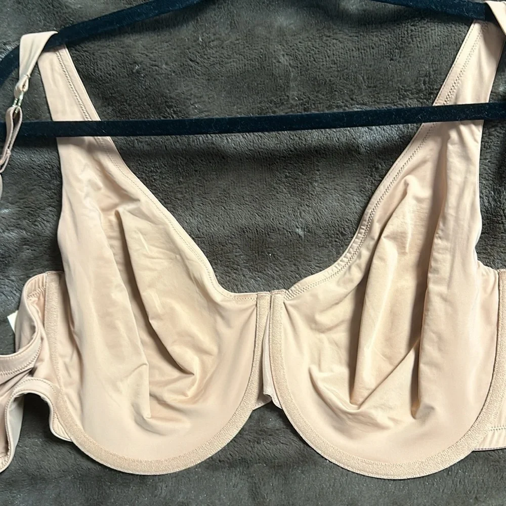 NWT THIRD LOVE Microfiber Unlined Nude Bra Sz 40F